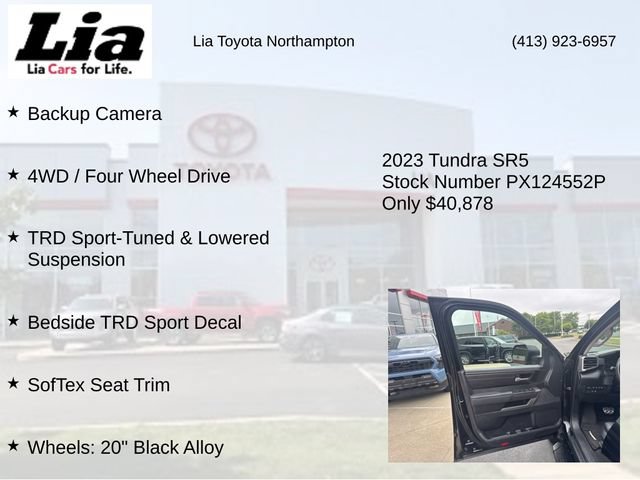 Used 2023 Toyota Tundra SR5 w/ TRD Sport Premium Package AWD/4WD image 14
