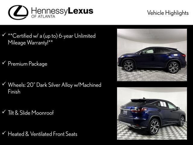 Certified 2022 Lexus RX 350 FWD w/ Premium Package image 12