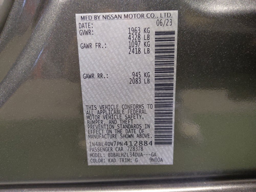Used 2023 Nissan Altima 2.5 SV FWD image 33