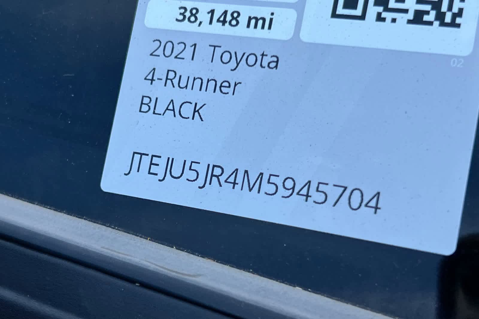 Used 2021 Toyota 4Runner Nightshade AWD/4WD image 23