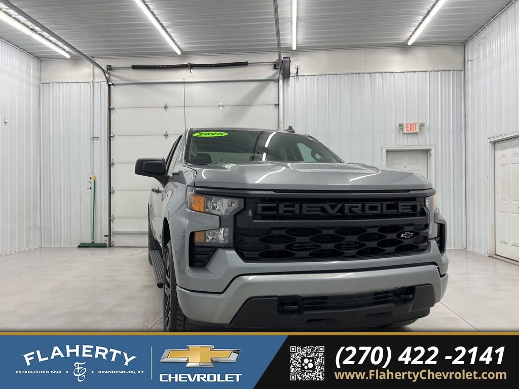 Used 2025 Chevrolet Silverado 1500 Custom w/ LPO, Dark Essentials Package image 1