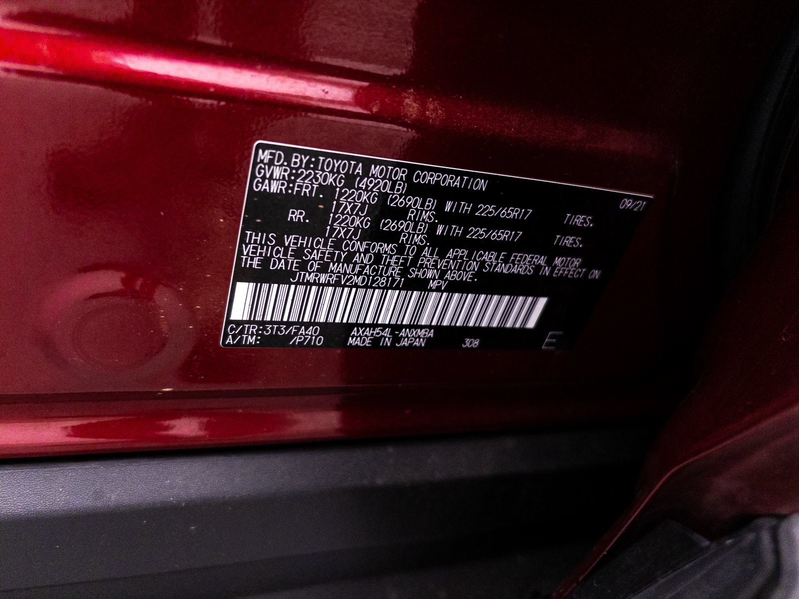 Used 2021 Toyota RAV4 XLE w/ Convenience Package AWD/4WD image 41
