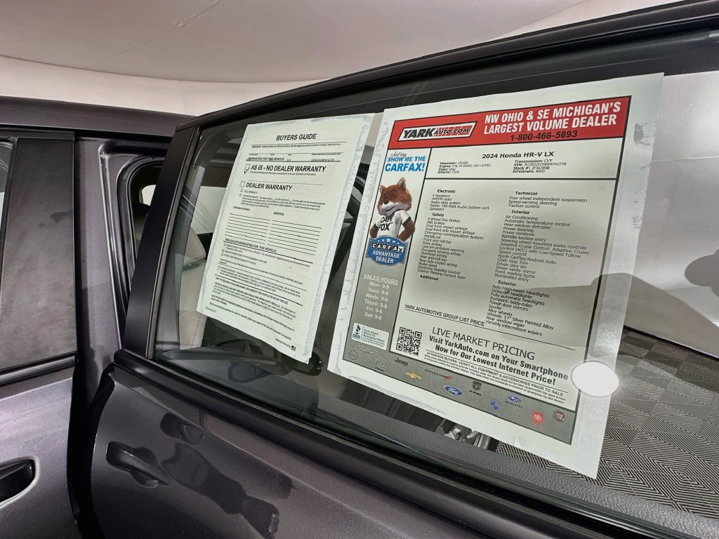 Used 2024 Honda HR-V LX image 35