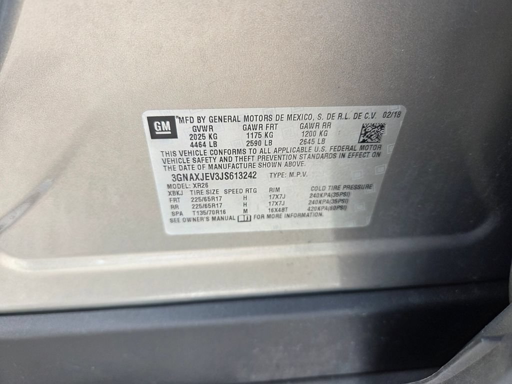 Certified 2018 Chevrolet Equinox LT FWD image 22