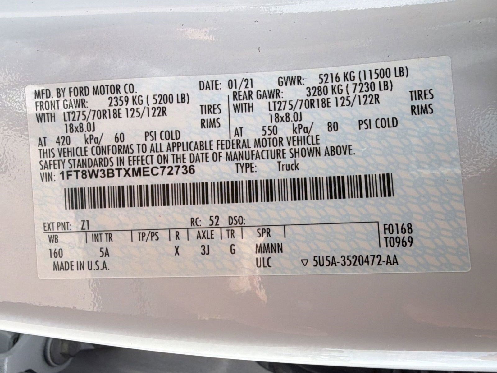 Used 2021 Ford F350 Lariat w/ Lariat Ultimate Package AWD/4WD image 18