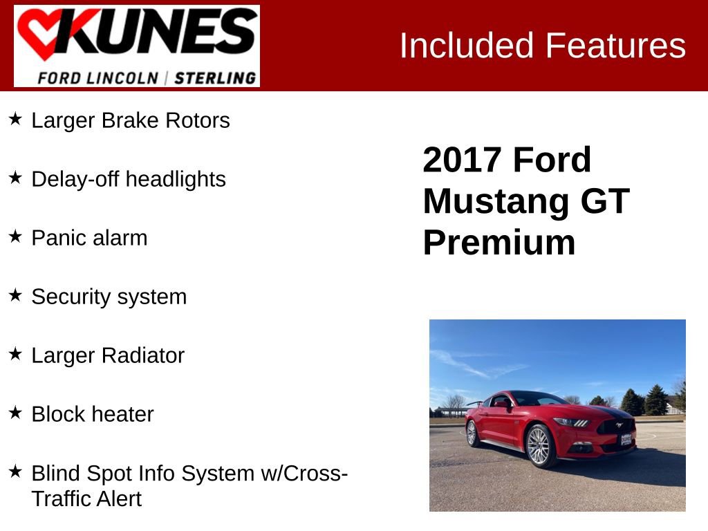Used 2017 Ford Mustang GT Premium w/ GT Performance Package image 3