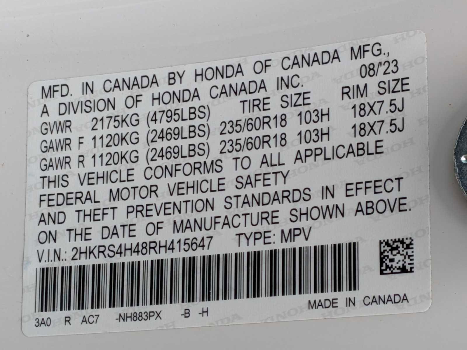 Certified 2024 Honda CR-V EX image 32