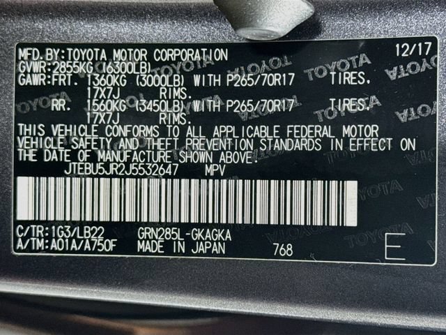 Used 2018 Toyota 4Runner SR5 Premium AWD/4WD image 17