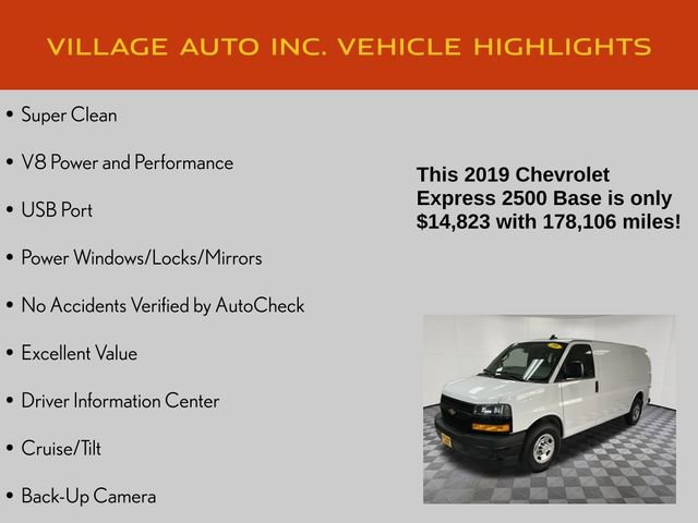 Used 2019 Chevrolet Express 2500 w/ Driver Convenience Package image 7