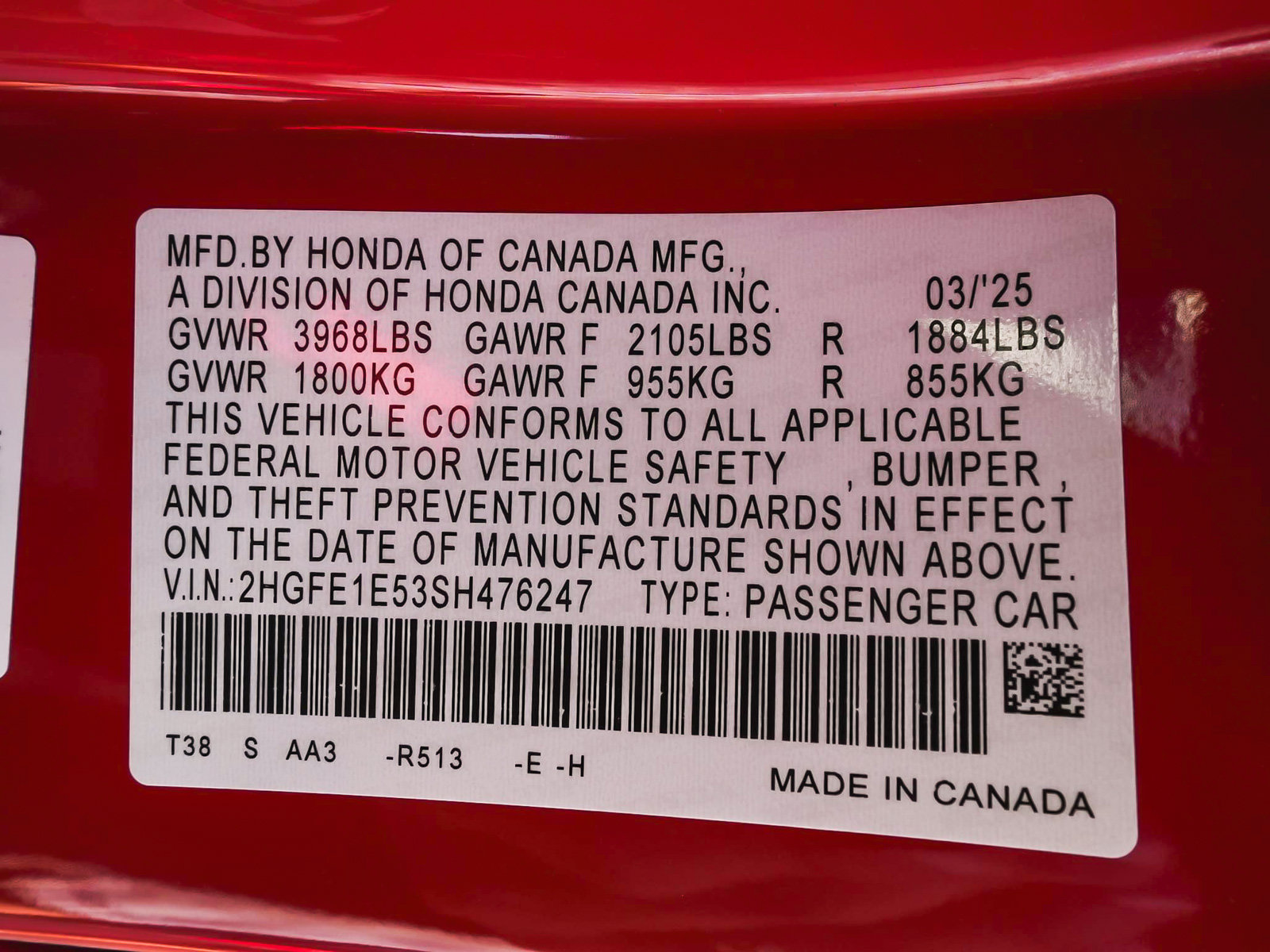 Used 2025 Honda Civic Si image 15