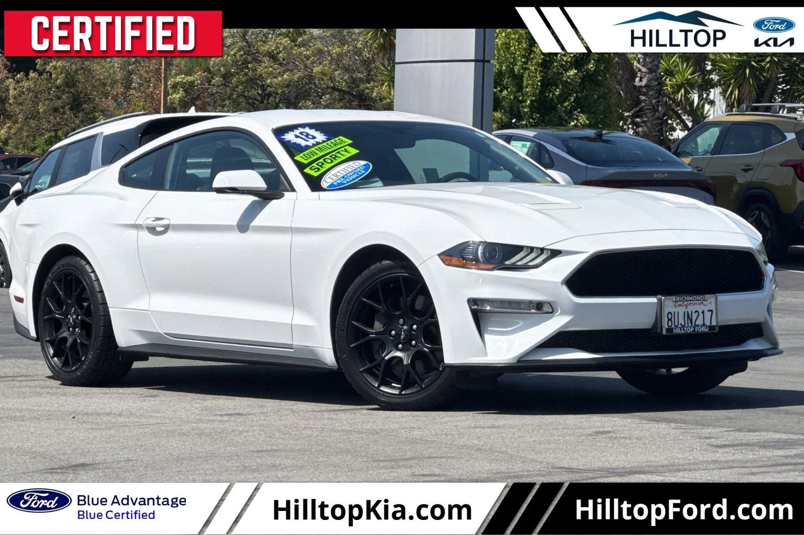 Certified 2018 Ford Mustang Premium w/ Ecoboost Performance Package