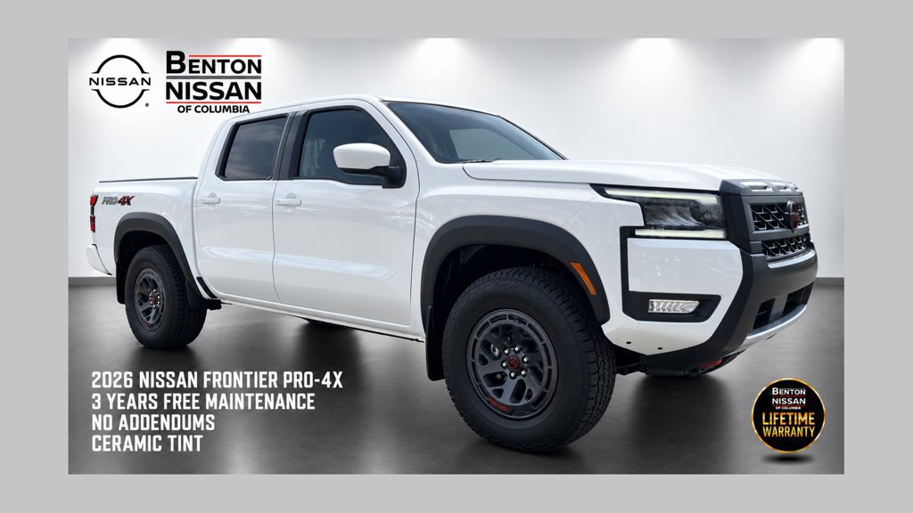 New 2026 Nissan Frontier PRO-4X w/ Tow Package AWD/4WD 360° Tour