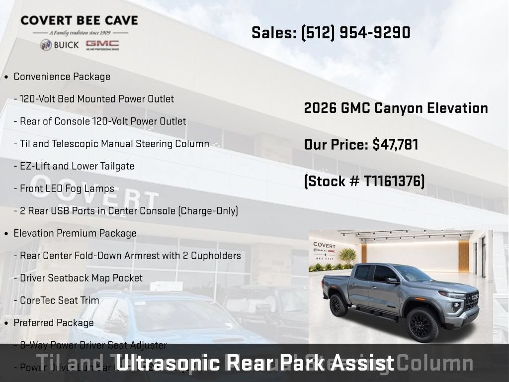 New 2026 GMC Canyon Elevation w/ Convenience Package AWD/4WD image 22