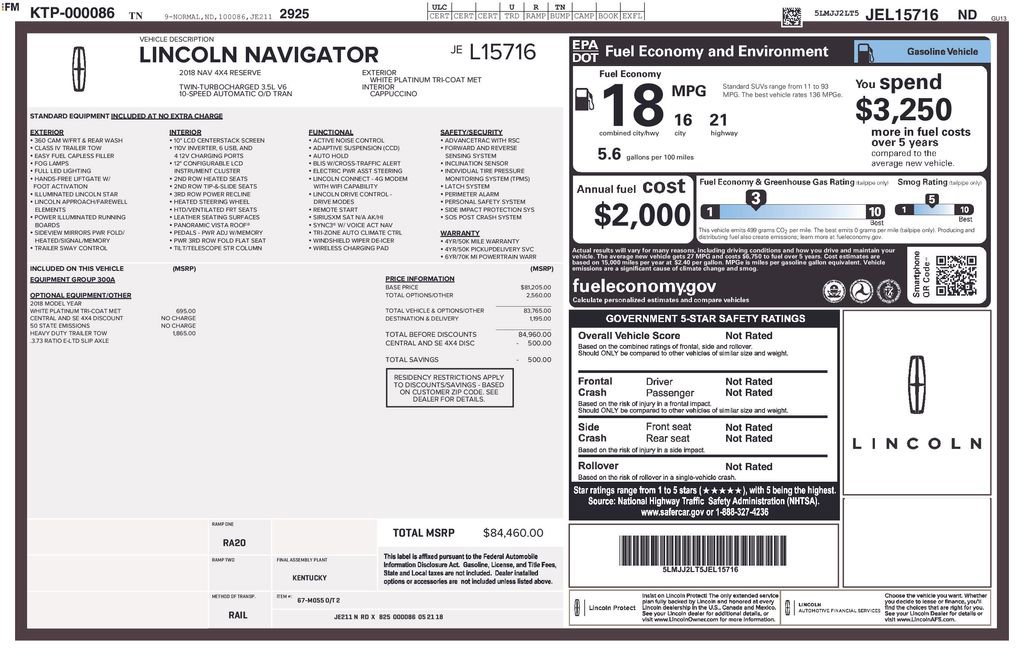 Used 2018 Lincoln Navigator Reserve image 27