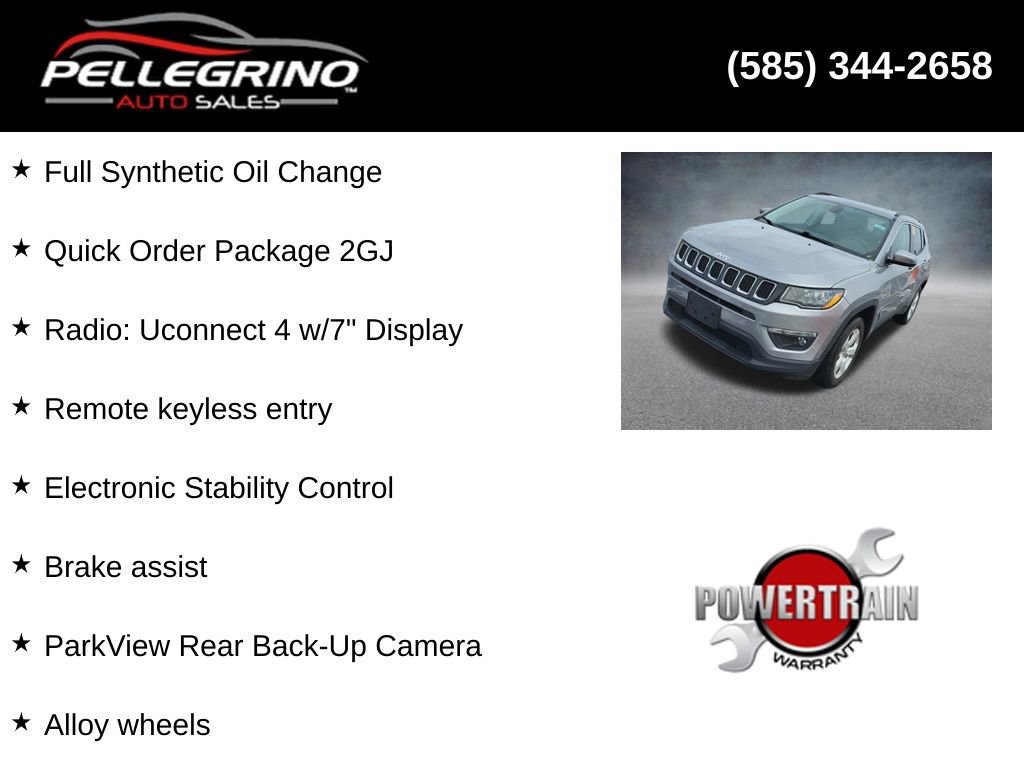 Used 2019 Jeep Compass Latitude AWD/4WD image 2