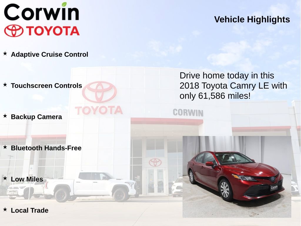 Used 2018 Toyota Camry LE image 6