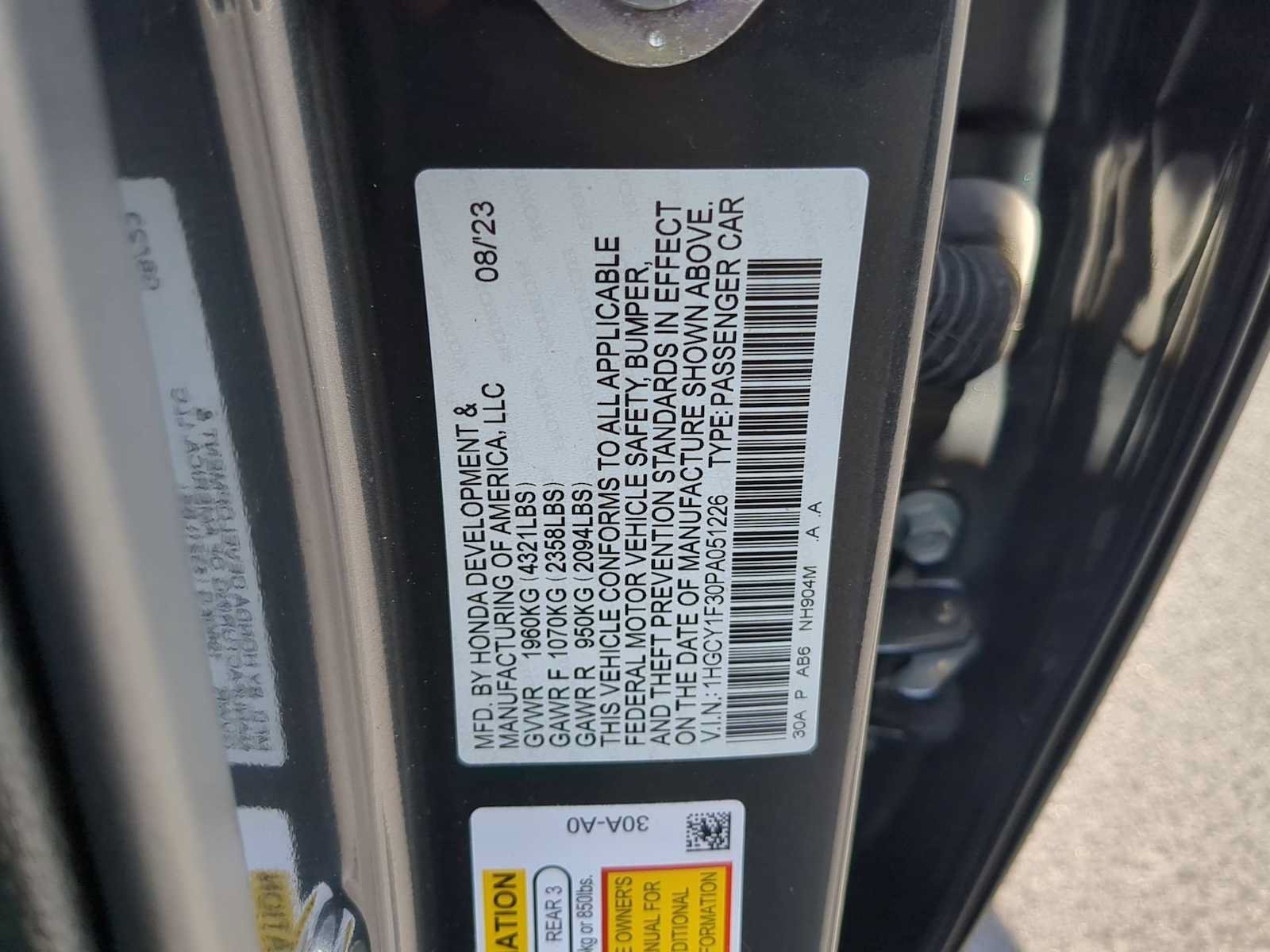 Used 2023 Honda Accord EX image 30