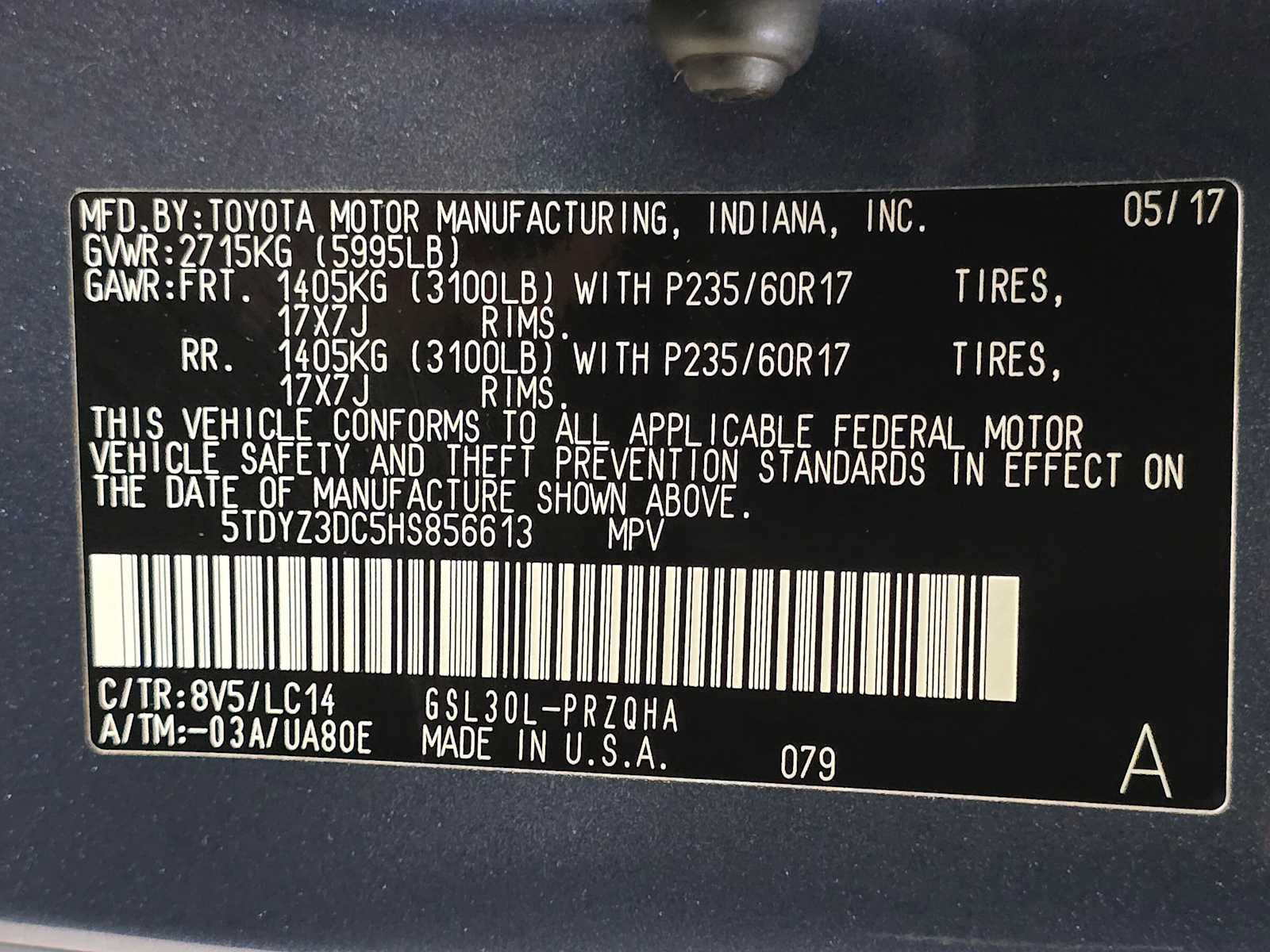 Used 2017 Toyota Sienna XLE FWD image 31
