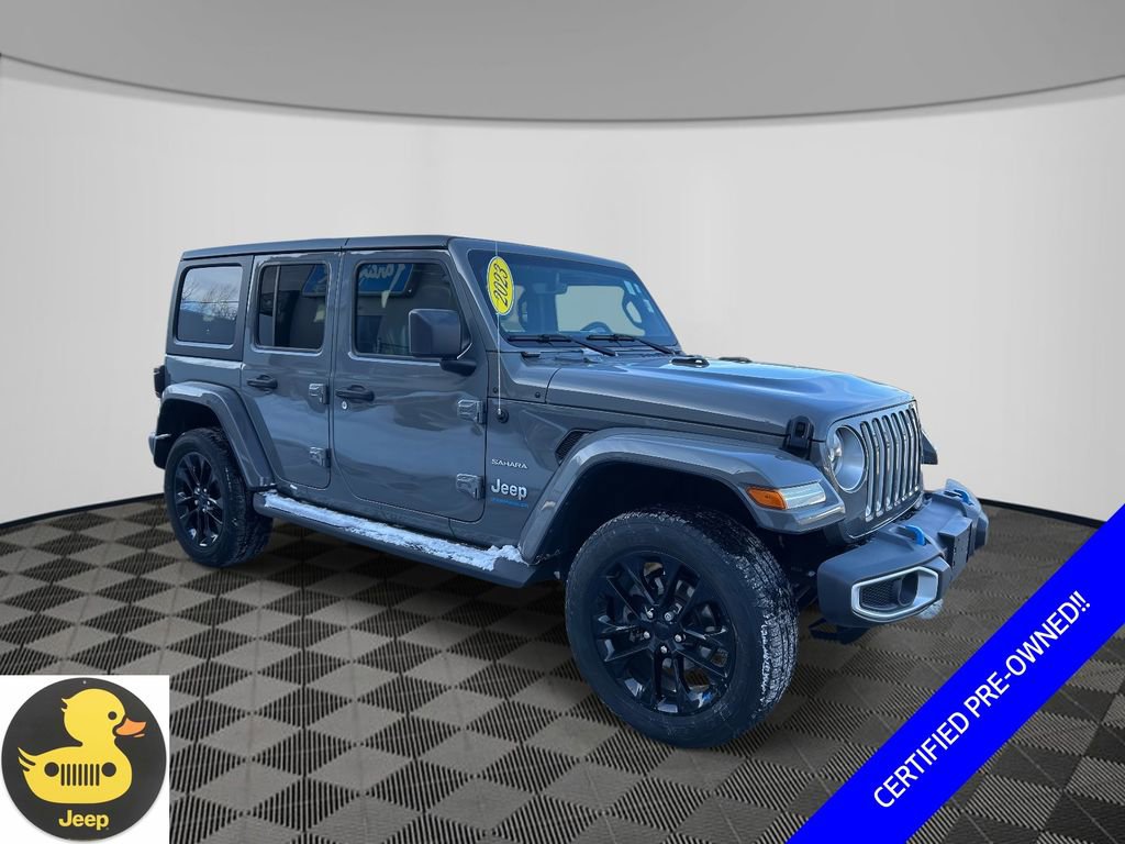 Used 2023 Jeep Wrangler Sahara 4xe image 4