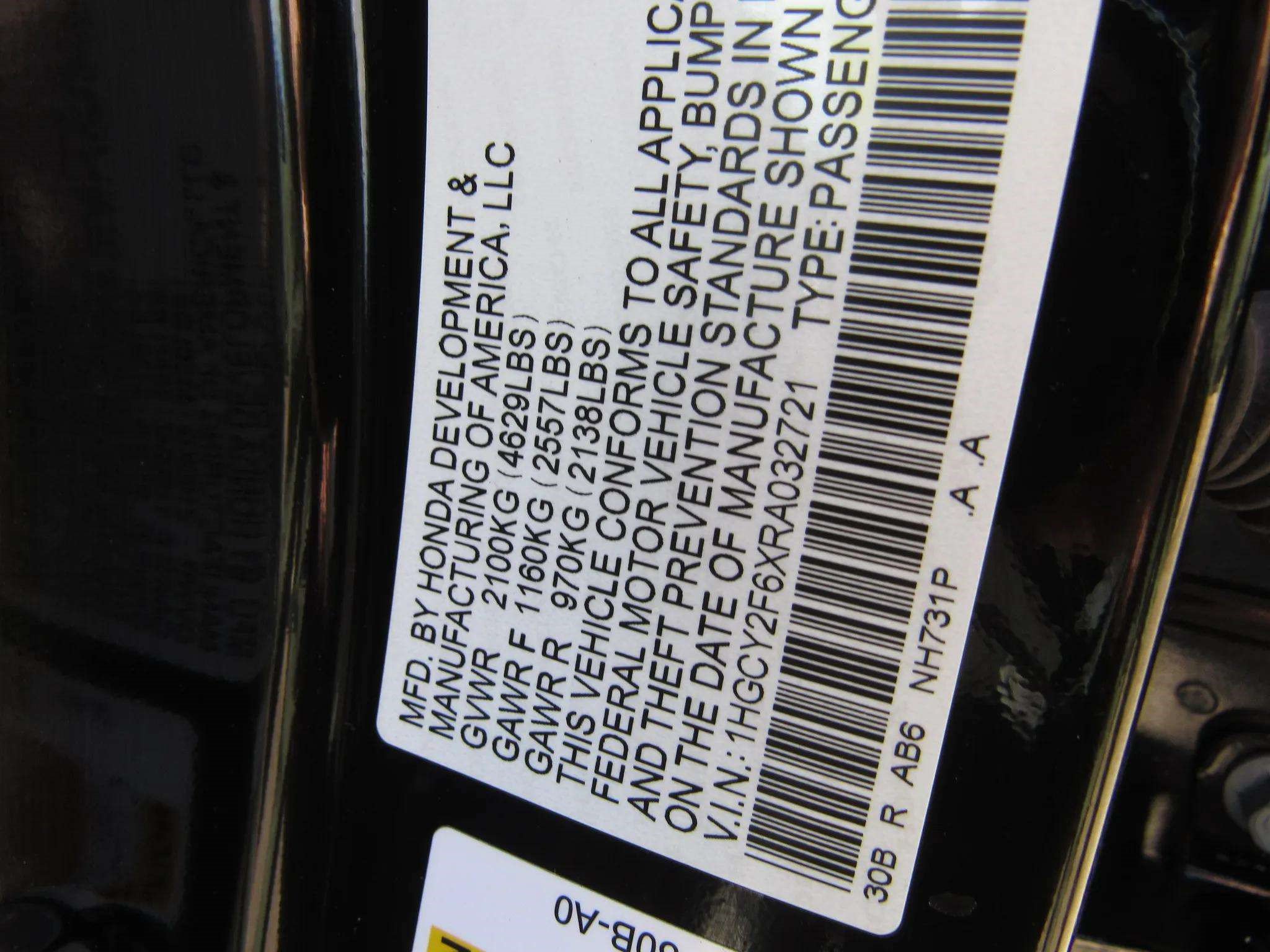 Certified 2024 Honda Accord EX-L image 29