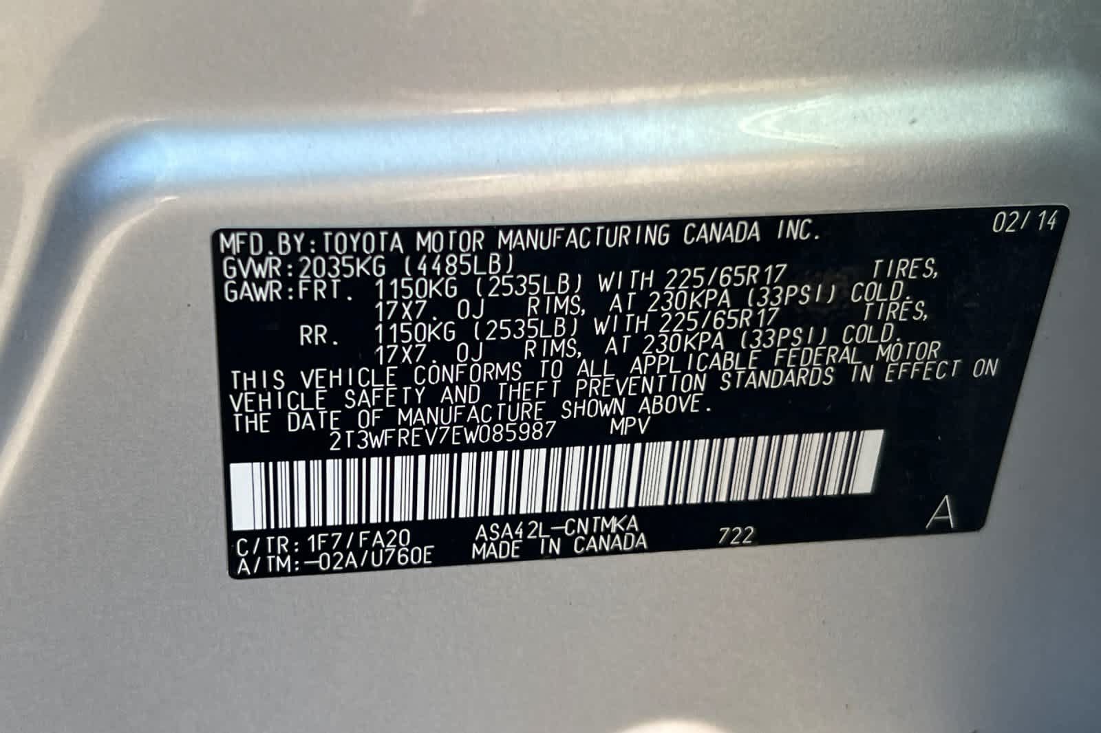 Used 2014 Toyota RAV4 XLE FWD image 31