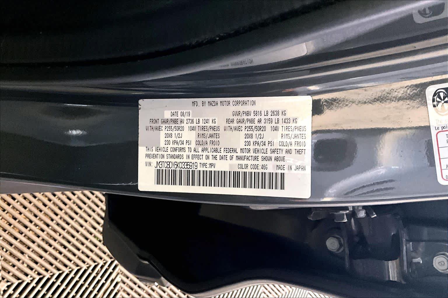 Used 2019 MAZDA CX-9 Grand Touring AWD/4WD image 34