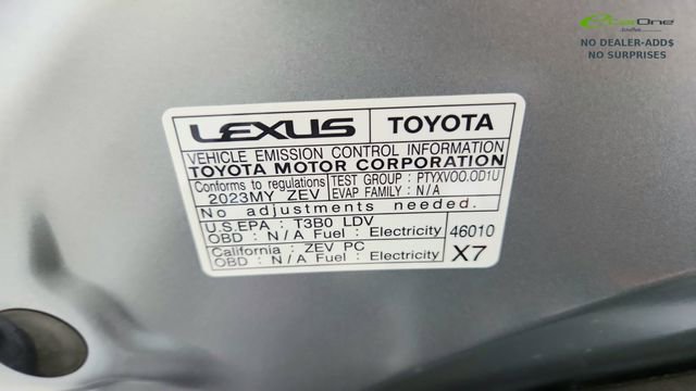 Used 2023 Lexus RZ 450e Premium w/ Cold Area Package image 60