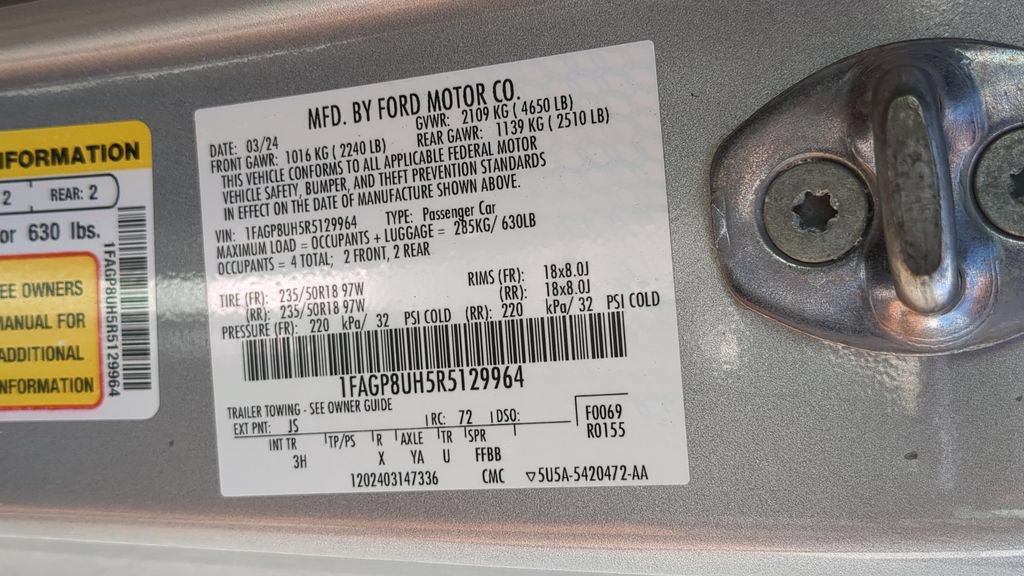 Used 2024 Ford Mustang Premium RWD image 22