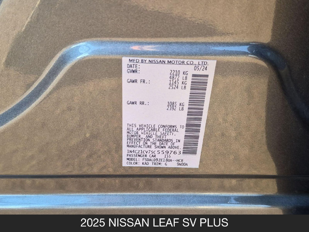 Used 2025 Nissan Leaf SV Plus FWD image 25