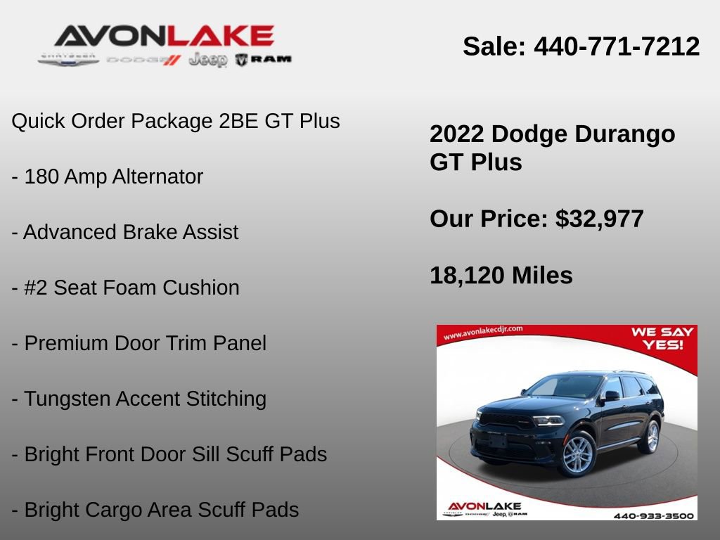 Used 2022 Dodge Durango GT image 6