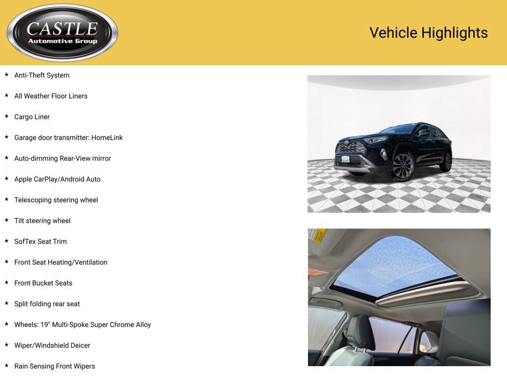 Used 2020 Toyota RAV4 Limited w/ Limited Grade Weather Package AWD/4WD image 7