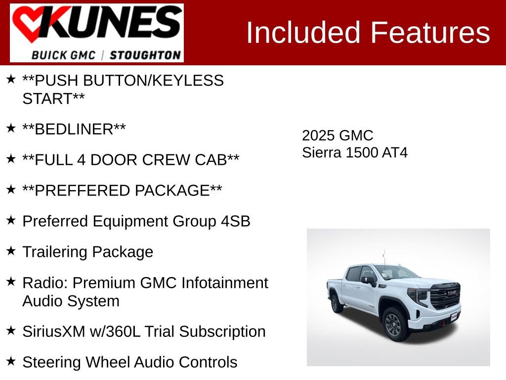 Used 2025 GMC Sierra 1500 AT4 image 3