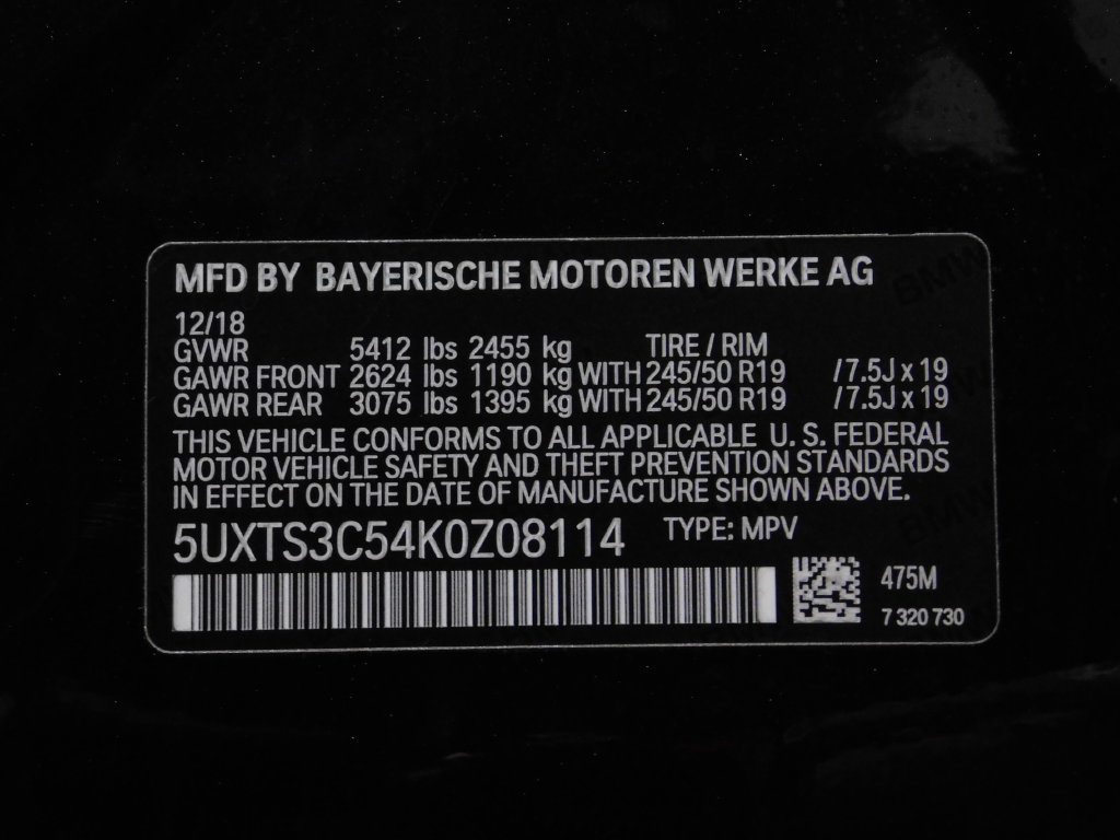Used 2019 BMW X3 M40i w/ Premium Package AWD/4WD image 89