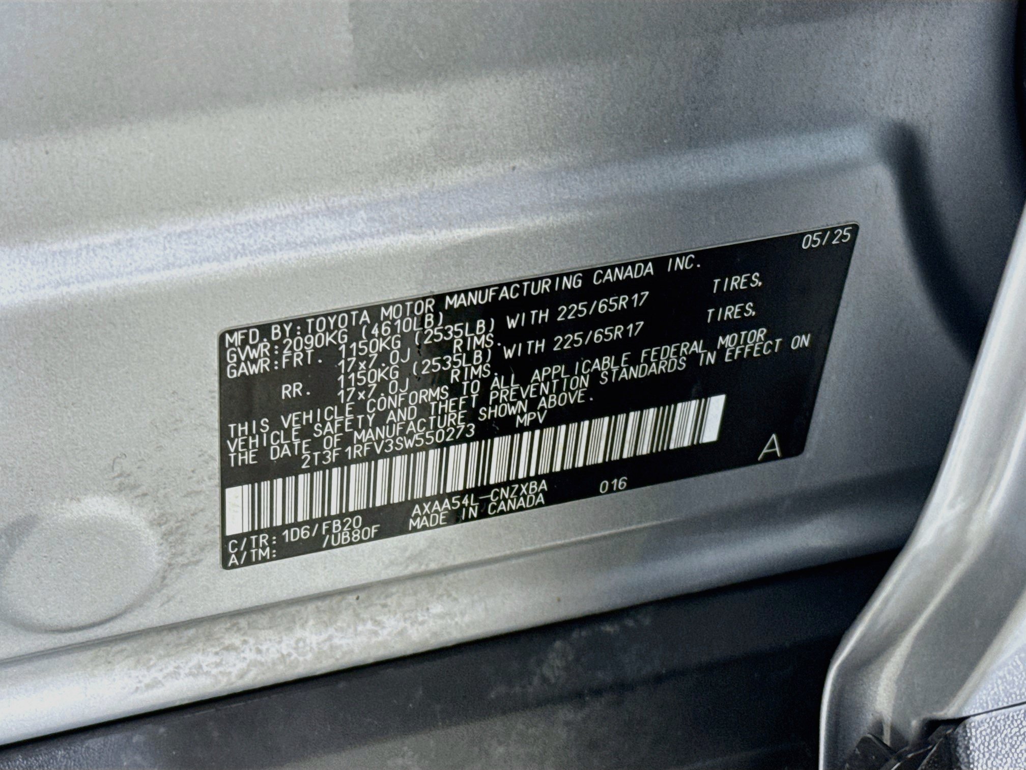 Certified 2025 Toyota RAV4 LE AWD/4WD image 32