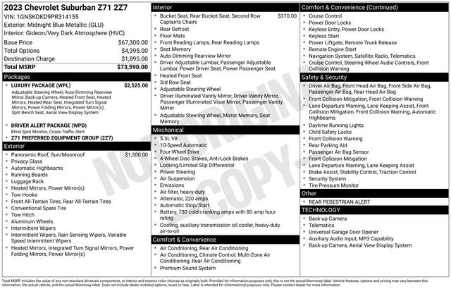 Used 2023 Chevrolet Suburban Z71 w/ Luxury Package video 2