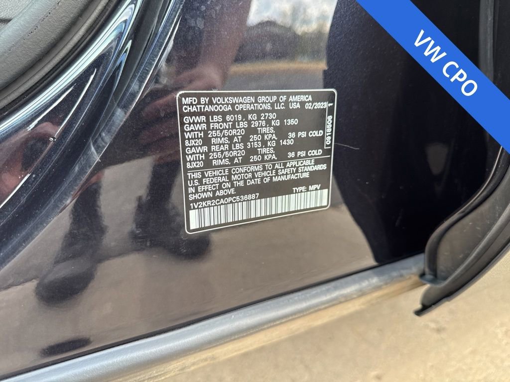 Certified 2023 Volkswagen Atlas SE w/ Panoramic Sunroof Package AWD/4WD image 30