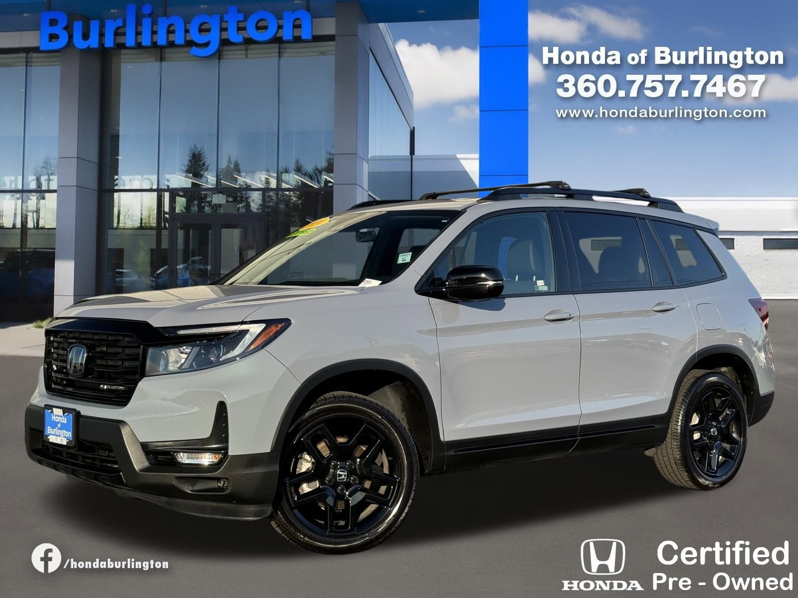 Certified 2024 Honda Passport Black Edition