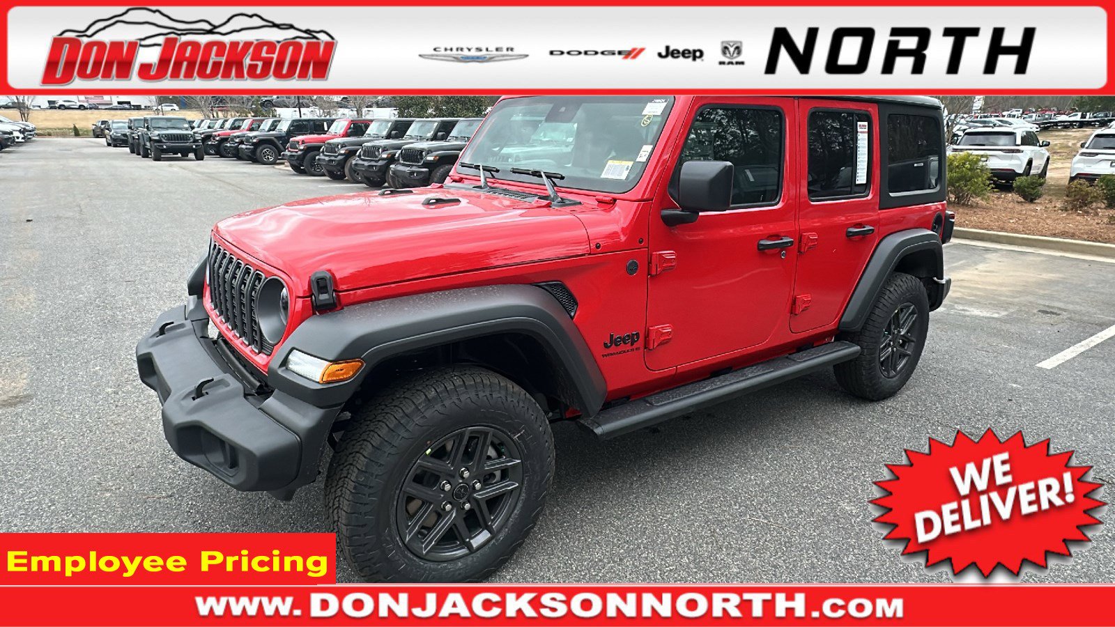 New 2025 Jeep Wrangler Sport S image 1