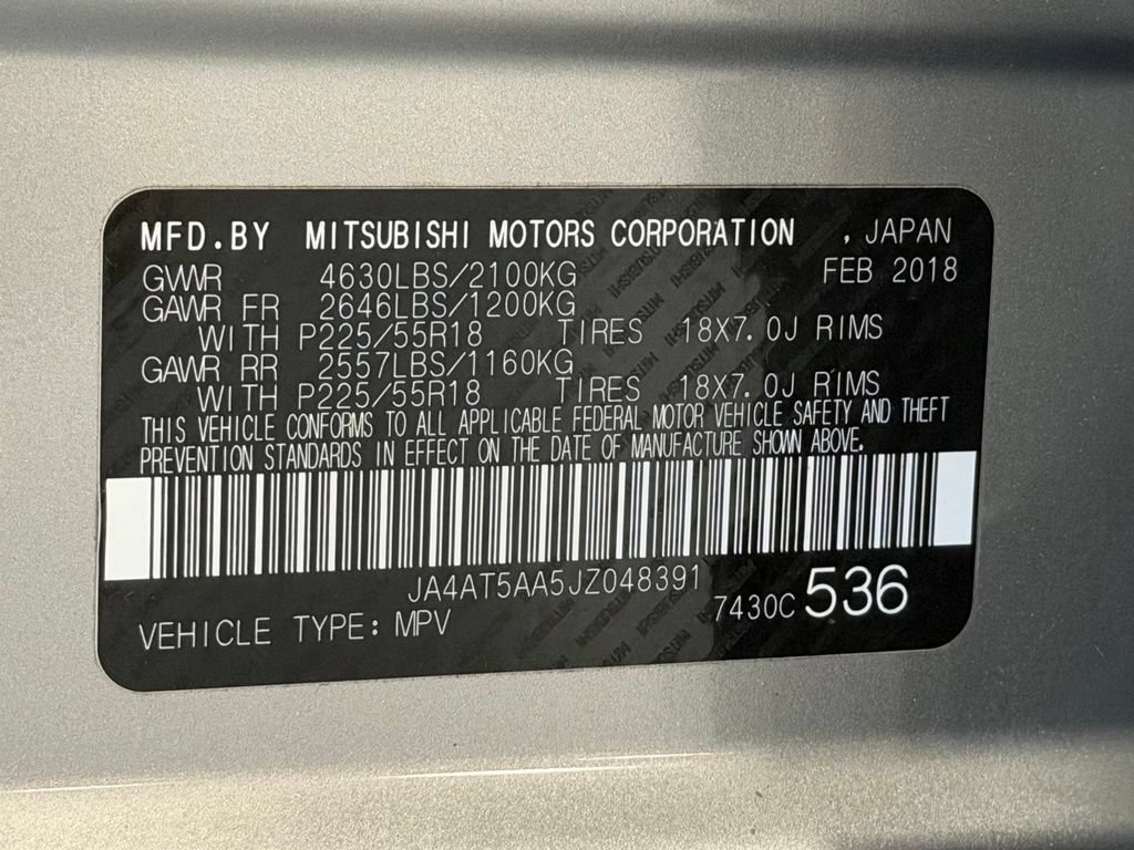 Used 2018 Mitsubishi Eclipse Cross SEL AWD/4WD image 29