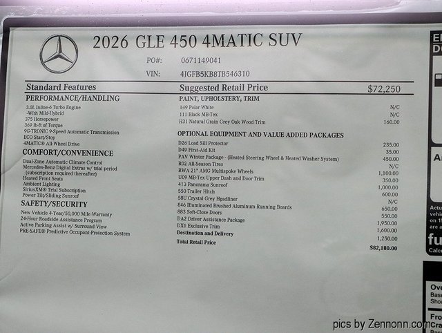 New 2026 Mercedes-Benz GLE 450 4MATIC image 29