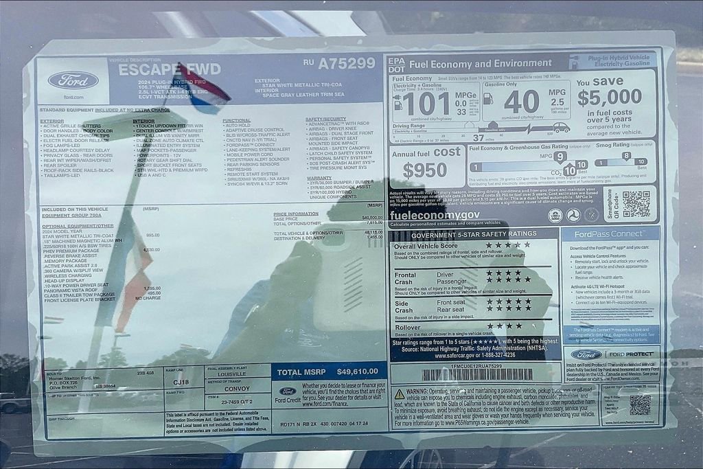 New 2024 Ford Escape SE w/ PHEV Premium Package image 14