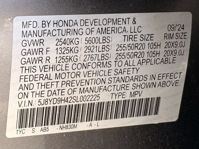 Certified 2025 Acura MDX FWD w/ Technology Package image 33