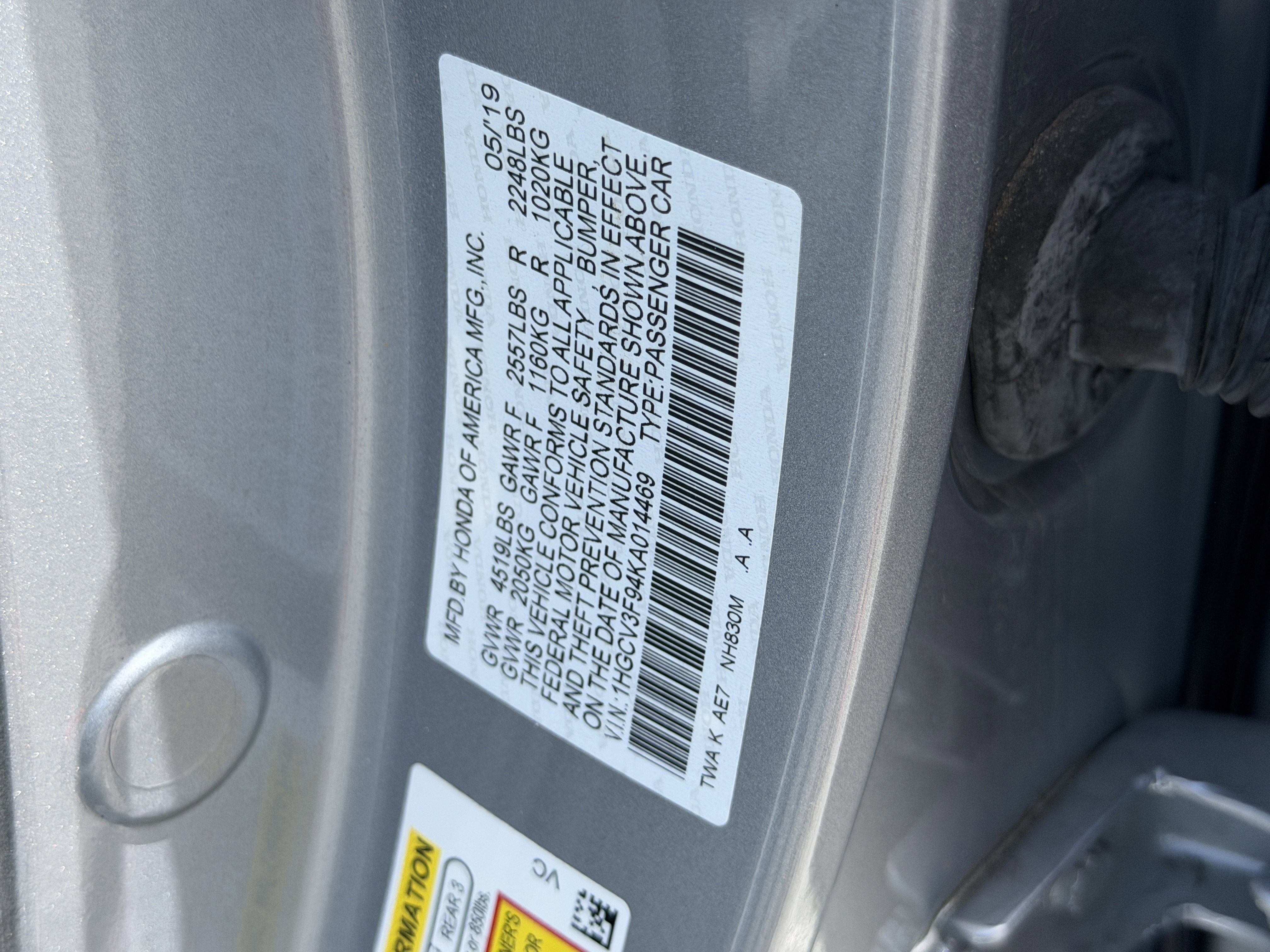 Used 2019 Honda Accord Touring image 36