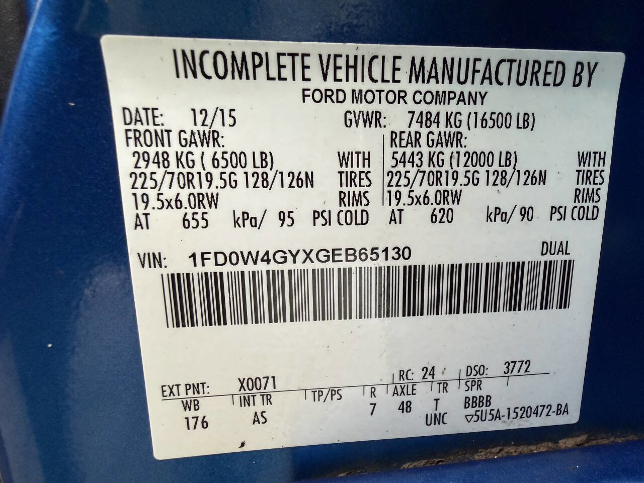 Used 2016 Ford F450 XL w/ Snow Plow Prep Package image 35
