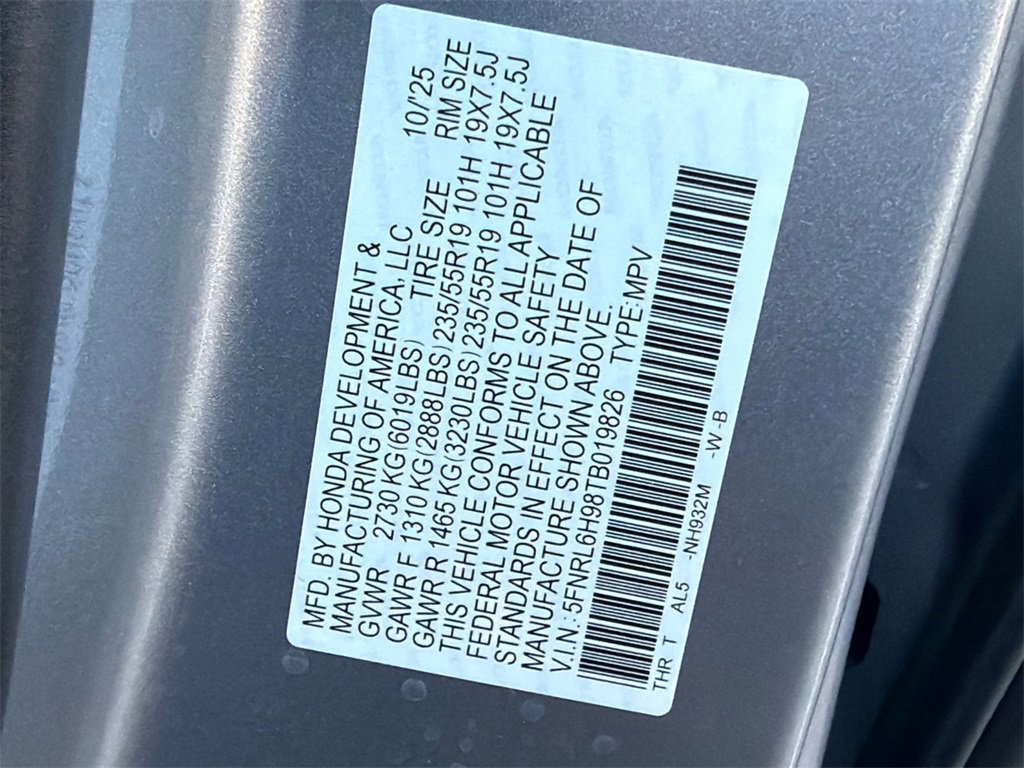 New 2026 Honda Odyssey Elite image 38