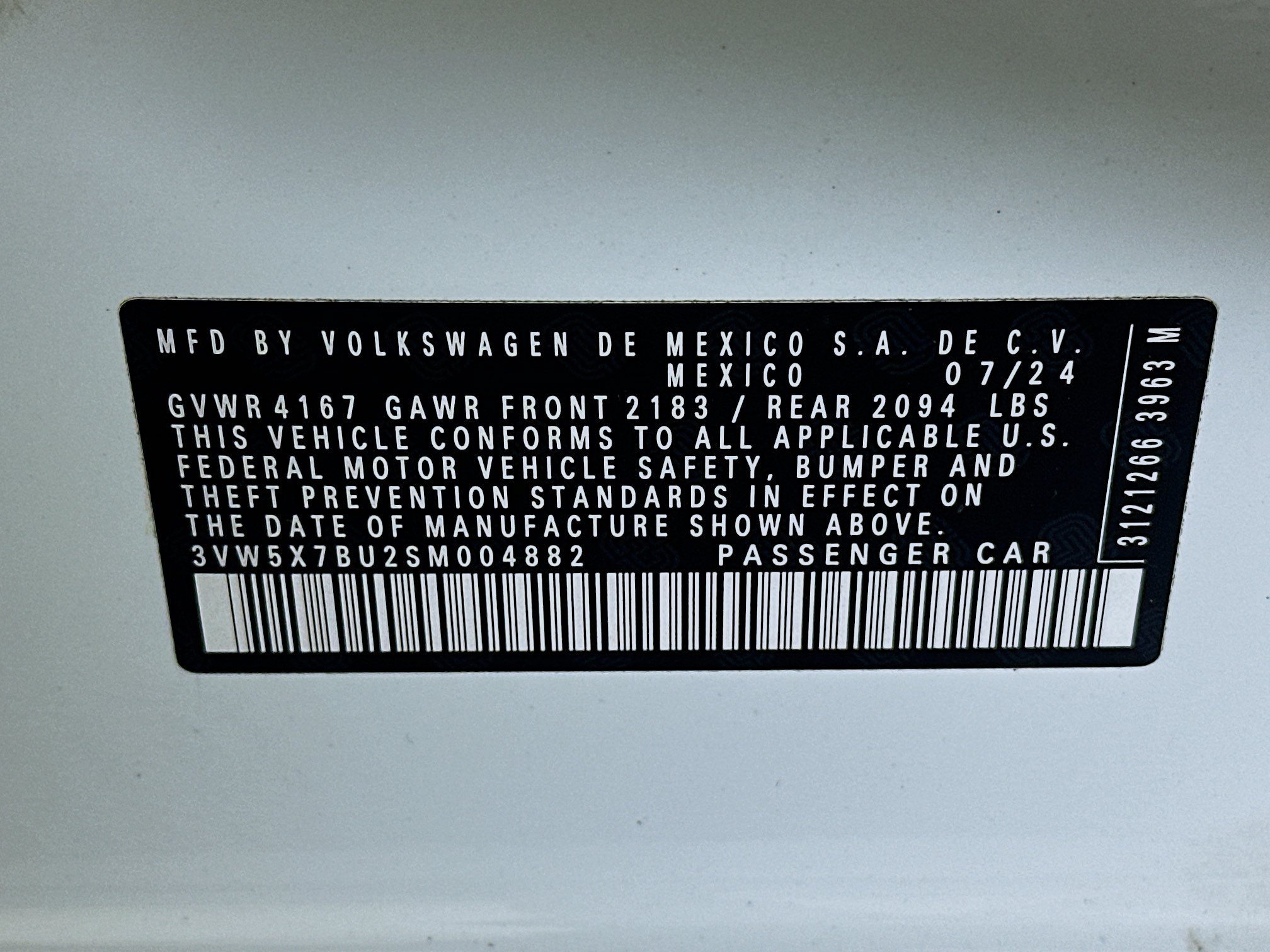 Used 2025 Volkswagen Jetta S FWD image 12