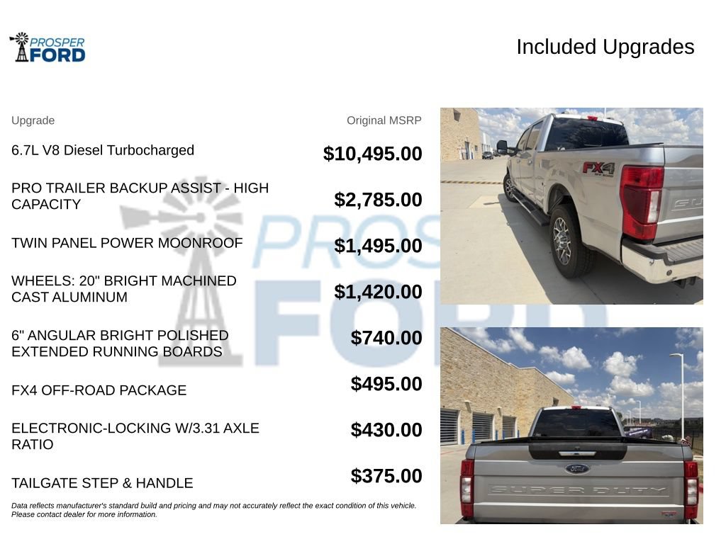 Used 2022 Ford F250 Lariat w/ FX4 Off-Road Package AWD/4WD image 3