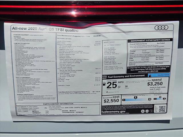 New 2025 Audi Q5 Premium Plus image 17