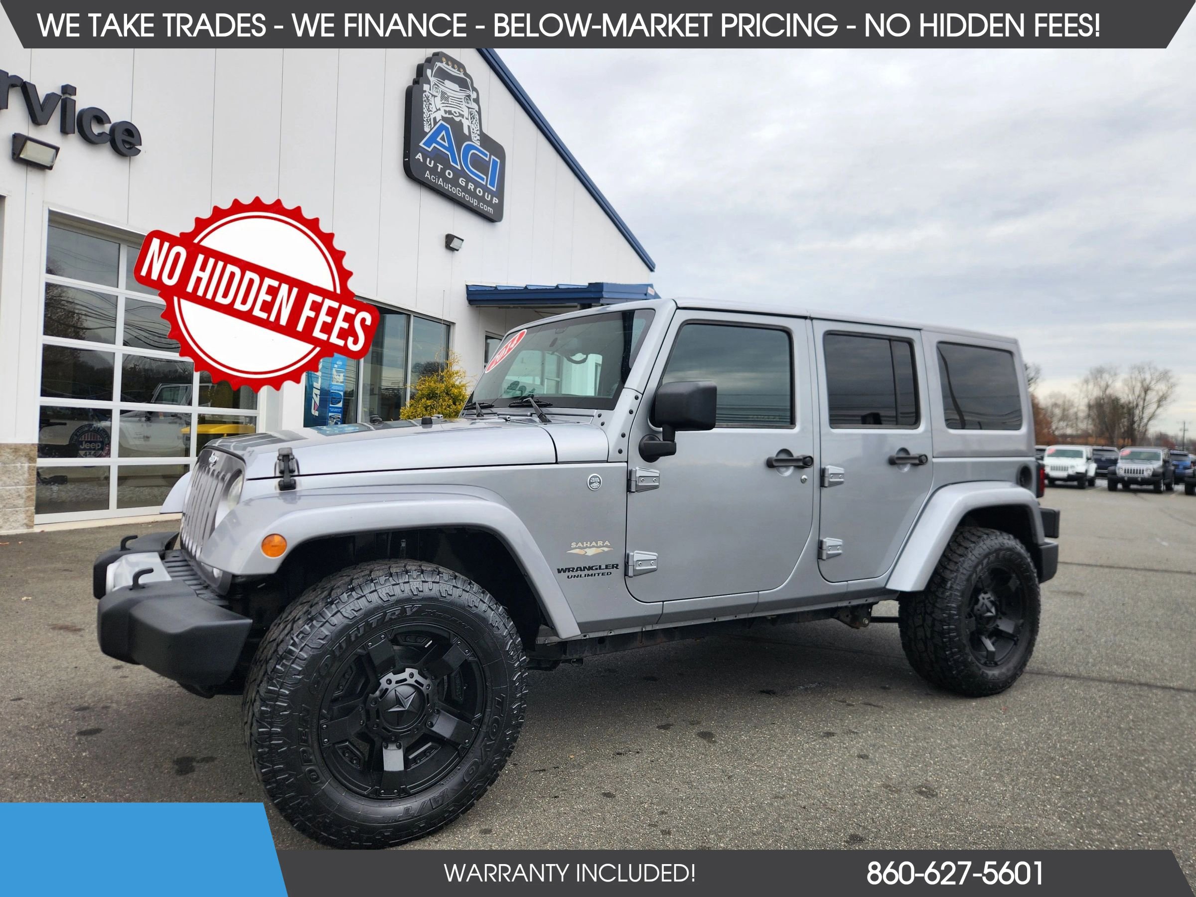 Used 2014 Jeep Wrangler Unlimited Sahara w/ Max Tow Package image 1