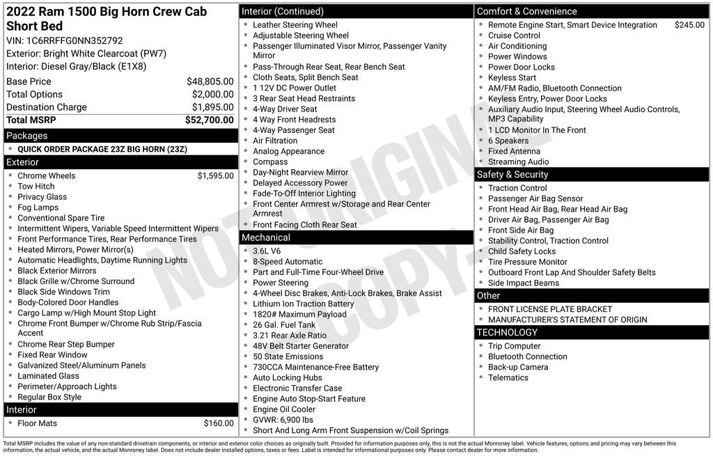 Certified 2022 RAM 1500 Big Horn image 41